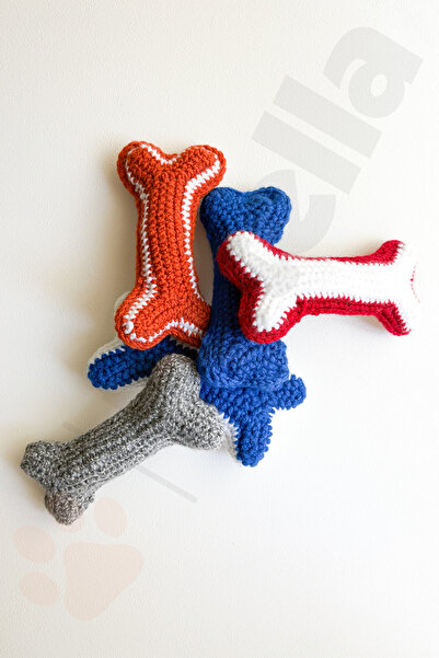 Petella Köpek Oyuncağı Diş Kaşıma Oyuncağı El Yapımı Örgü Köpek Oyuncağı