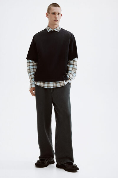 H&M Tişört Oversized Fit