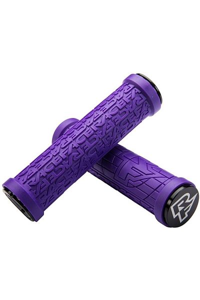 Race Face Grippler Lock On Handlebar Grips, Pair, Purple