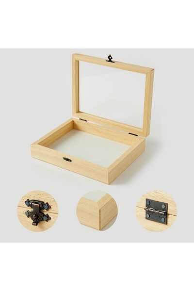 AC BOX 140X180X42 mm Wooden Jewelry Box - Decorative Wooden Storage Box Ac Box 861931