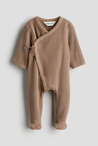 H&M Petek Dokulu ve Pamuklu Tulum