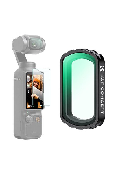 K&F CONCEPT Magnetic UV Koruma Filtresi ( DJI Osmo Pocket 3 combo Uyumlu )