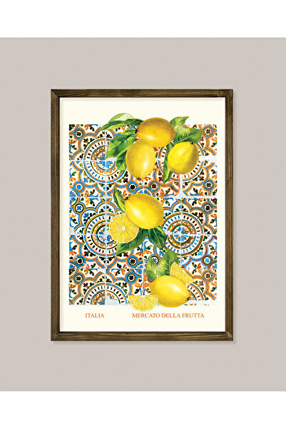 Vetro Design Poster înrămat cu lămâi