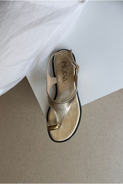 Mupa Shoes Γυναικεία Σανδάλια GOLD
