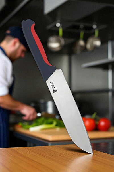 SürLaz Şef Bıçağı Kaymaz Sap Profesyonel Şef Bıçağı İsme Özel Hediyelik Bıçak