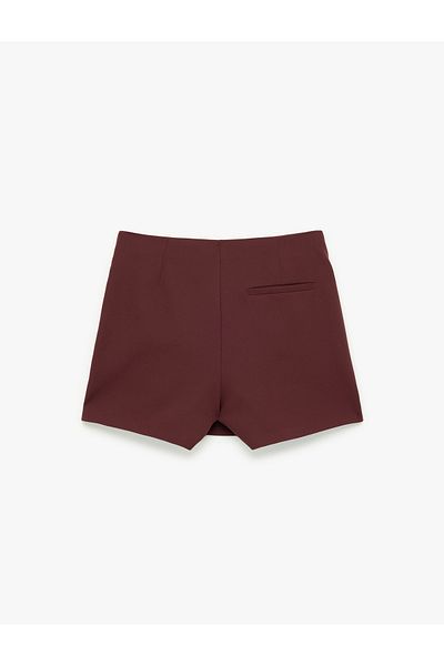 Koton Slim Fit Pocket Detailed Mini Shorts Skirt
