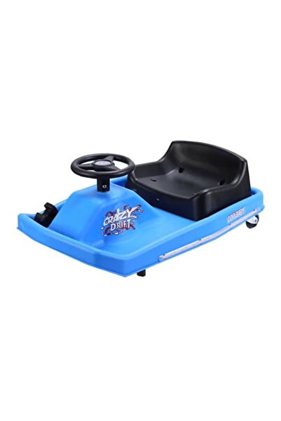rexa لعبة ركوب كهربائية كريزي دريفت مع ضوء LED - أزرق (85.5 × 53 × 21.5 سم)