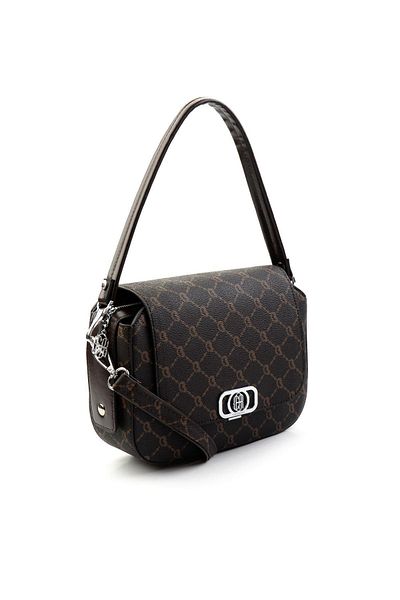 Bambi Καφέ Γυναικεία Τσάντα Messenger C06636431451