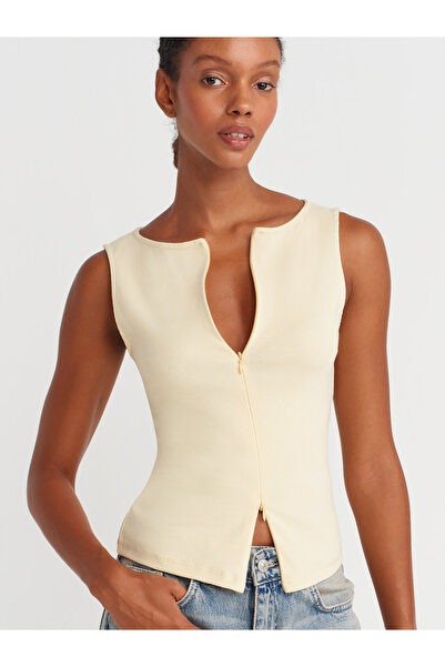 Dilvin 31764 Zipper Detailed Ball-Light Yellow