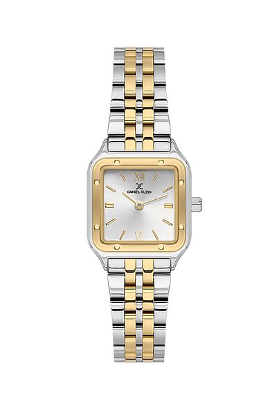 Daniel Klein Dke.1.10869-4 Square Dial Metal Cord Metal Case 3 Atm Water Resistant Metallic-Gold Re