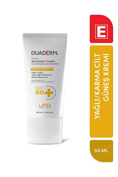 Duaderm Enzyme-Sunscreen Spf50 Combination and Oily Skin 50 ml