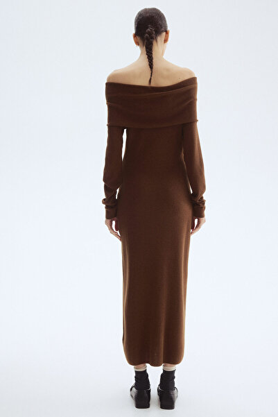 H&M Omuzları Açık Elbise