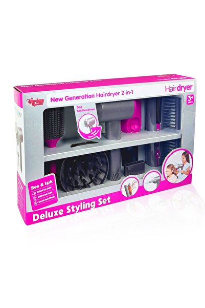 Banadabak HAİR DRYER 1019 LÜKS SAÇ BAKIM SETİ 2İN1 SESLİ IŞIKLI 3+ ( 1 ADET F...
