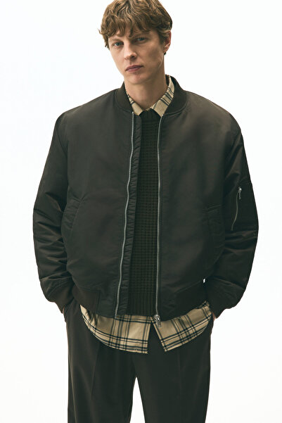 H&M Naylon Pilot Ceketi Loose Fit