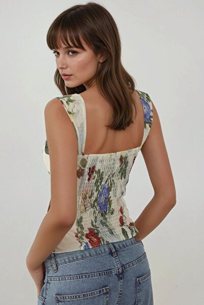 Hiccup Μπλούζα από τούλι με λαιμόκοψη και λουράκια στην πλάτη