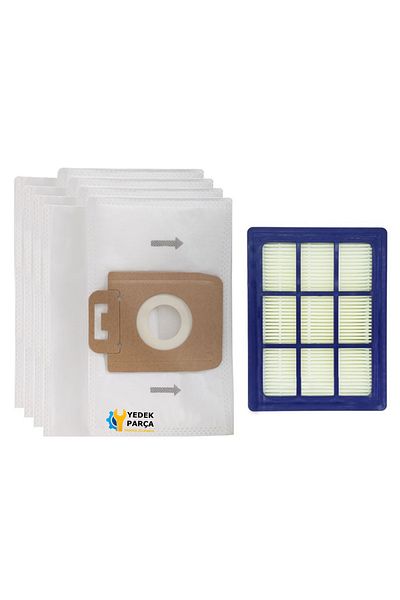Ozba Ticaret Nilfisk Compatible Power P Life Vacuum Cleaner Hepa Filter and Dust Bag