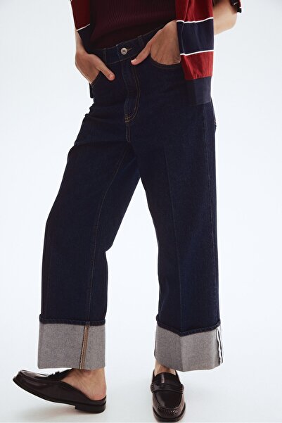 H&M Wide High Ankle Jeans