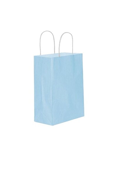 Banadabak HEDİYE ÇANTASI KARTON KRAFT AÇIK MAVİ 31x41 ( 1 ADET FİYATIDIR)