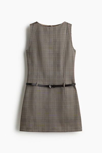 H&M Kemerli Mini Elbise