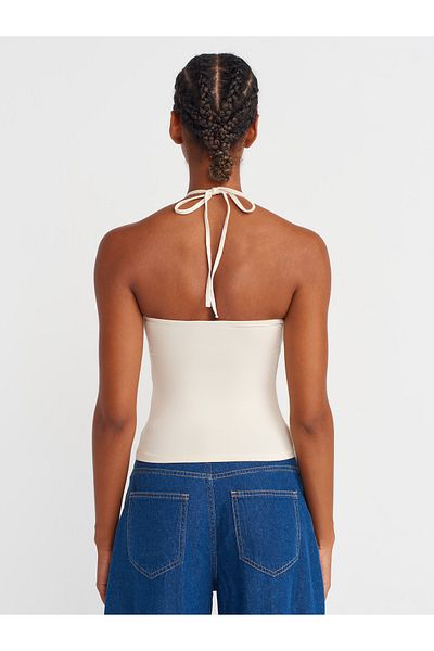 Dilvin 31959 Halter Strapless Top-Stone
