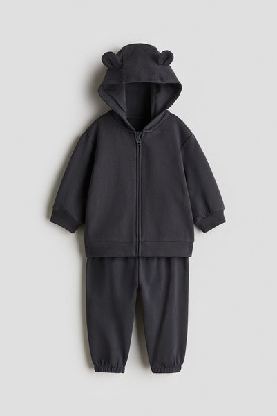 H&M 2 Parçalı Kapüşonlu Üst ve Jogger Pantolon Set