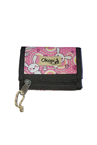 Okapi Fonksiyonel Cüzdan – Fermuarlı & Cırt Cırtlı – Kart ve Kağıt Para Bölme...