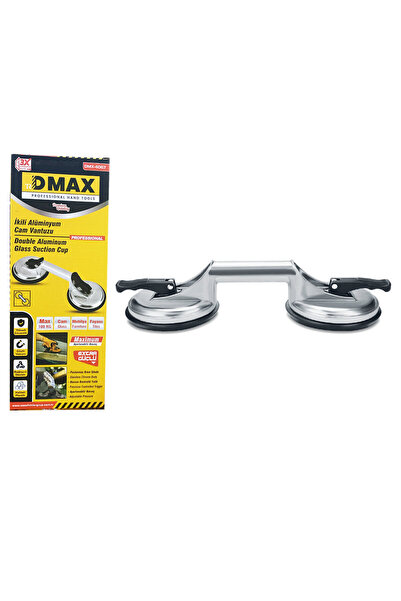 DMAX 2'li Cam Vantuzu Alüminyum DMX4067