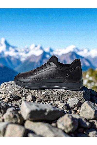 Voyager Men's Genuine Leather Thermo Sole Orthopedic Daily Shoes
