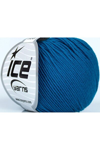 Ice yarns 8x50 جرام. قماش أديل قطني، أكريليك فيروزي للأطفال، خيوط صيفية، قطن