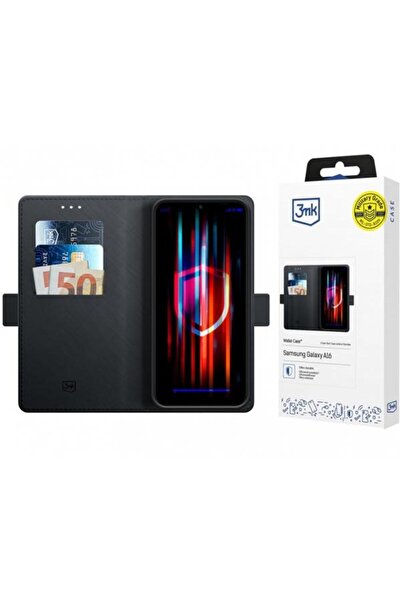 3MK Husa pentru Samsung Galaxy A16 5G A166 / A16 4G A165, 3MK, Wallet, Neagra