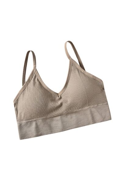 Mixbo - Women's Sports Bra, Push Up, S/M, Dark Gray