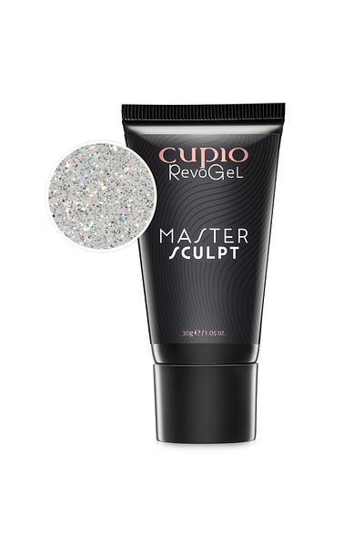Cupio RevoGel Master Sculpt - reflexná strieborná 30g