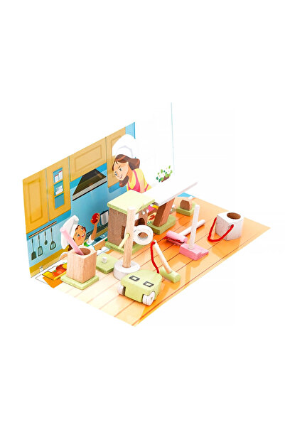 BALATOYZ Wood - Miniature Cleaning Set