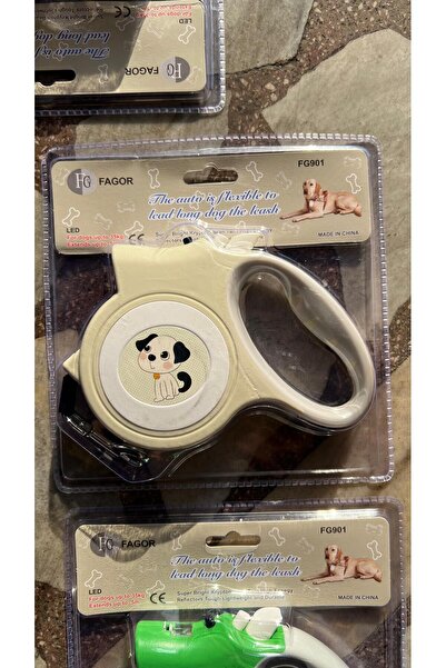 Dalian Home Led Işıklı Evcil Hayvan Gezdirme Tasması 5 mt Otomatik Geri Sarmalı Fenerli Tasma RENK SECENEKLİ