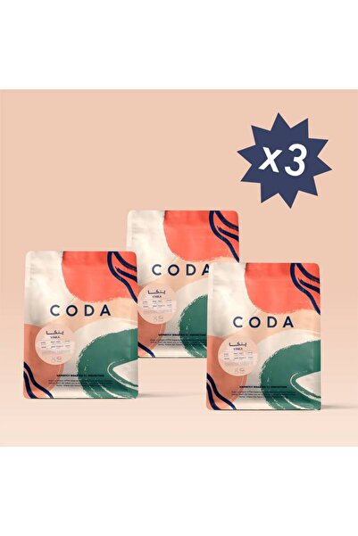 CODA Yenca Coffee Beans Salvador Whole Beans 3 x 250g