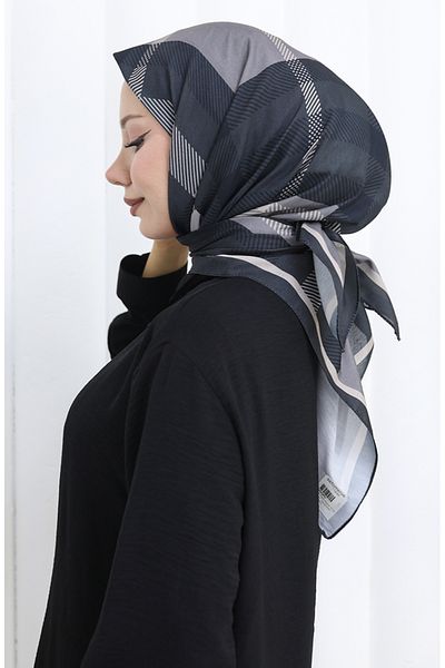 sefamerve Soft Scarf 90204-10 Gray Anthracite