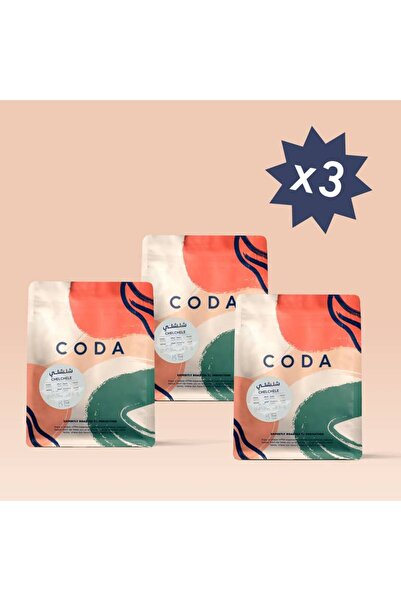 CODA حبوب قهوة شيلشيلي إثيوبيا - 250 غرام × 3