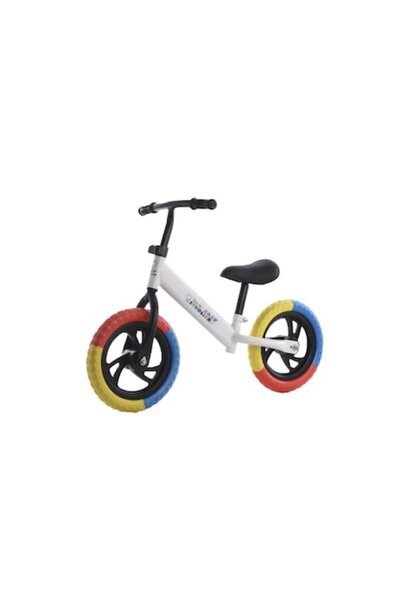 Mixbo Bicicletă fără pedale cu 2 roți cu spumă, oțel carbon și plastic, cu sc...
