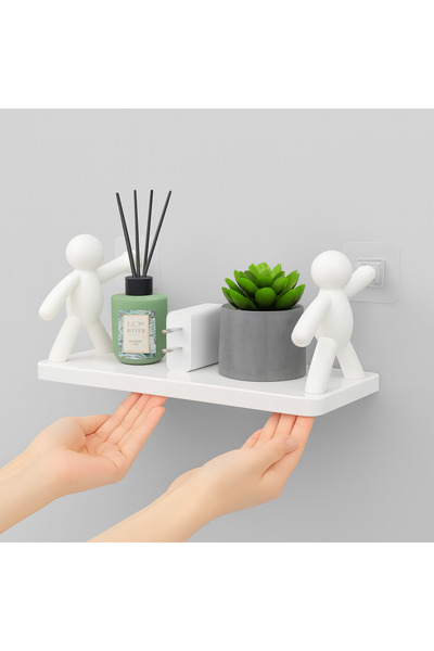 Private Home Design Duvara Monte Herkül Figürlü Dekoratif Raf | Kitaplık Baha...