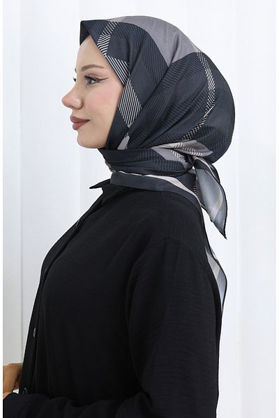 sefamerve Soft Scarf 90204-10 Gray Anthracite