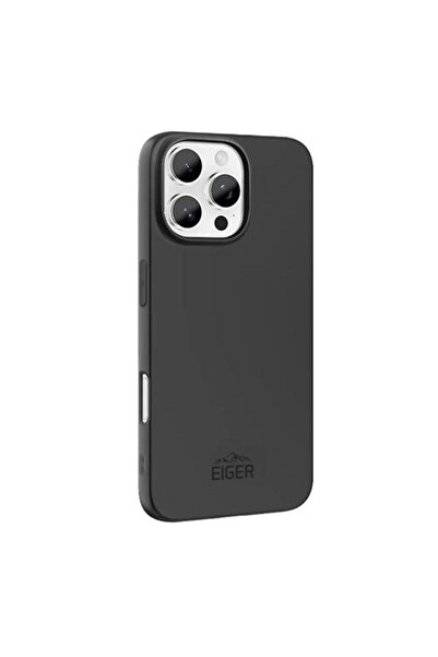 EIGER Husa Grip pentru iPhone 16 Pro, Negru