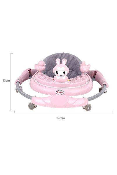 Mixbo Adjustable Baby Walker for 6-18 Months, Breathable Material, Green