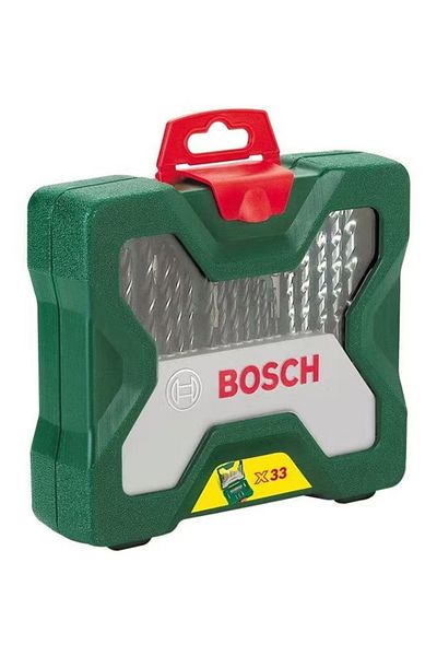 Bosch 33‑Piece Silver Drill Bit Set