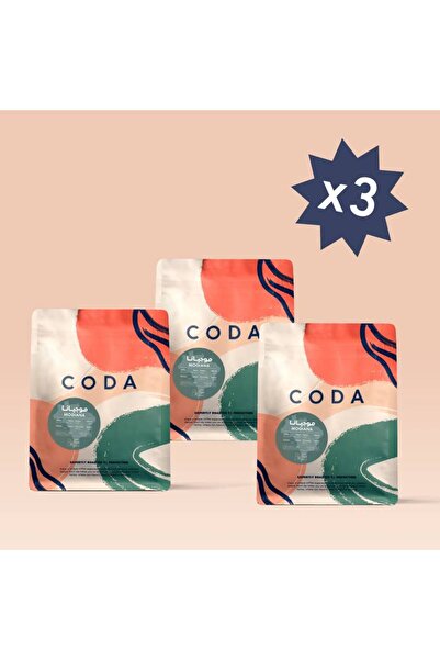 CODA حبوب قهوة موجيانا البرازيل قهوة خاصة - 3 × 250 جرام