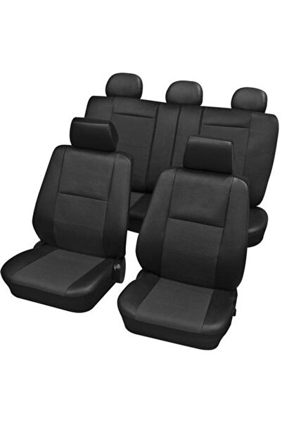 PETEX Set huse scaune auto universale Elba, montare față și spate, antracit, ...