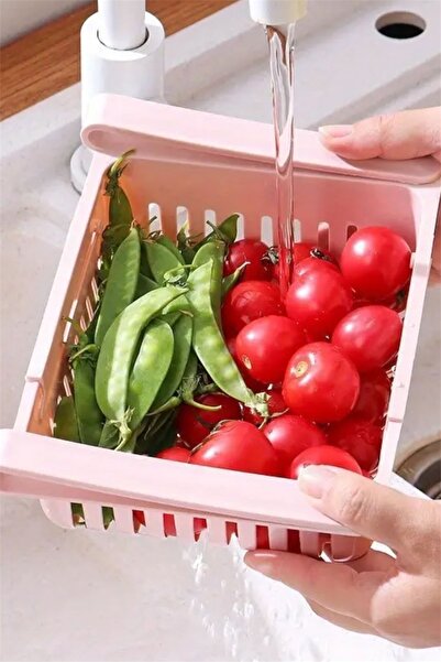 Bayev Bunker 3 Pieces Adjustable Refrigerator Cabinet Organizer Basket Drawer Shelf Organizer-Shelf Basket