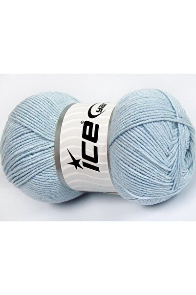 Ice yarns مجموعة من 4 خيوط من خيوط Ice Yarns LORENA (50% قطن) باللون الأزرق ا...
