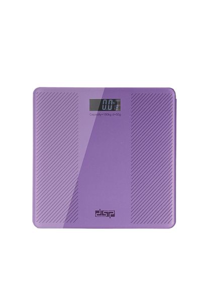 DSP Cântar personal DSP, 180 kg, afișaj LCD, KD7022, violet