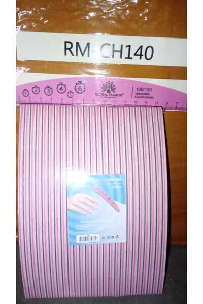 global fashion Λίμα νυχιών Global Fashion 100/150, ροζ