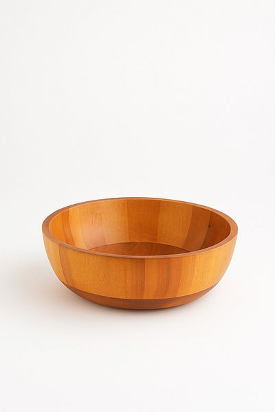 Fhilli Acacia Natural Wood Deep Bowl |   Salad, Presentation and Serving Bowl